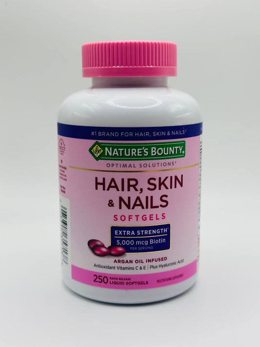 Nature's bounty hair & skin & nail  250 soft gels  capsule