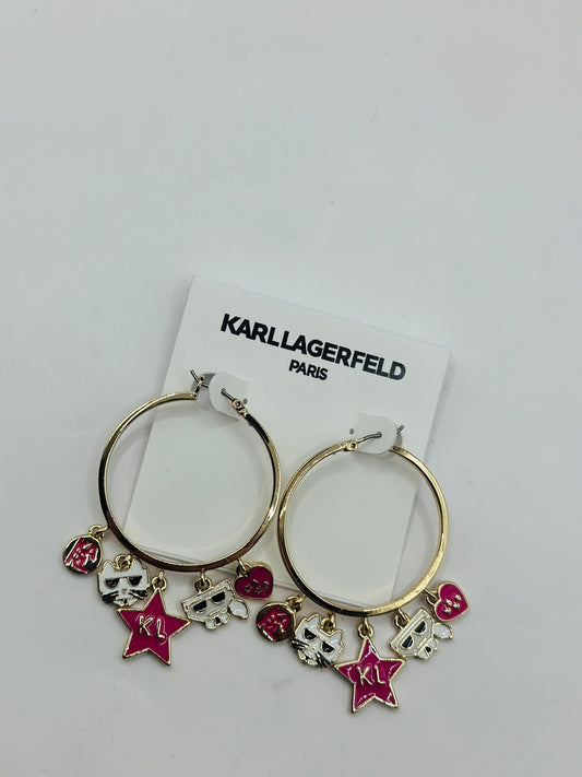 Karl lagerfeld earrings