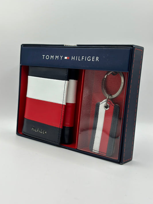 Tommy Hilfiger Wallet and keychain set