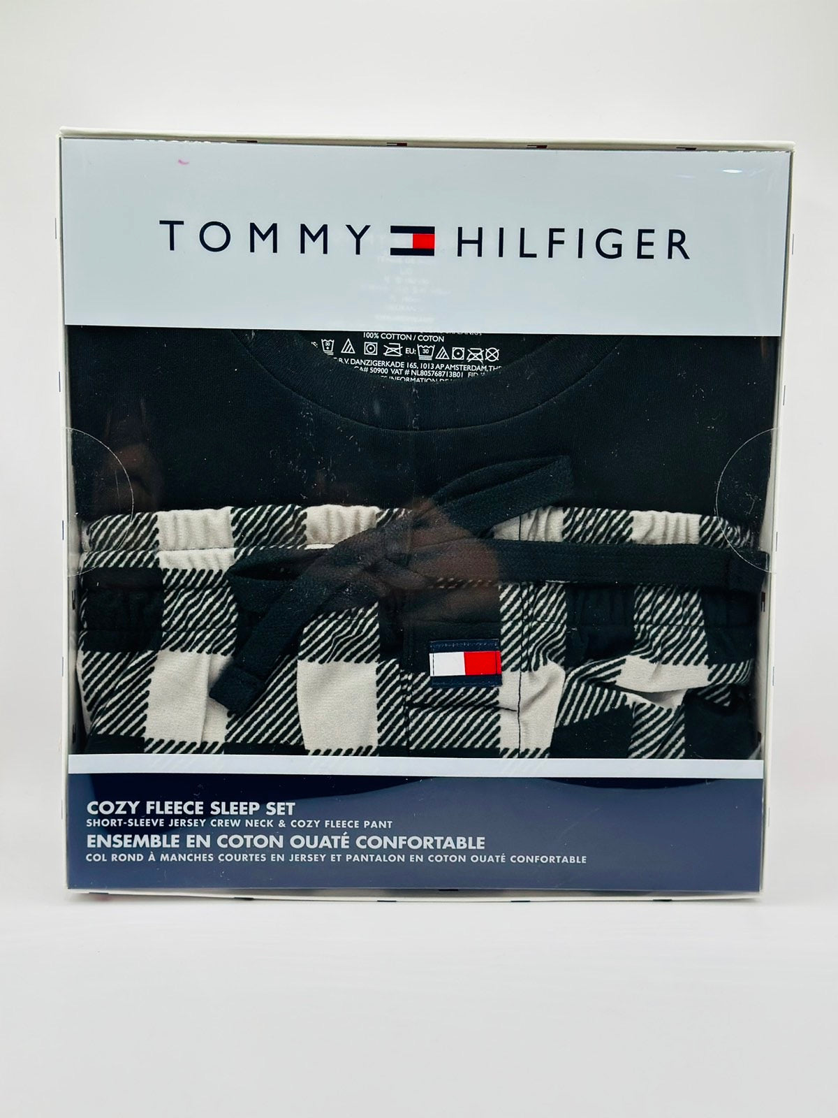 Tommy men’s short sleeve pajama set