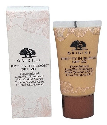 Origins pretty in bloom spf 20  flower infused long wear foundation ( 200 light cool )