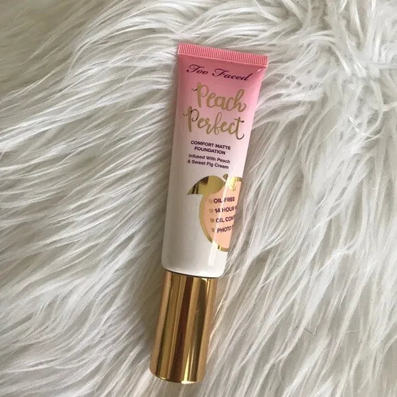 Too faced  peach perfect  comfort matte foundation