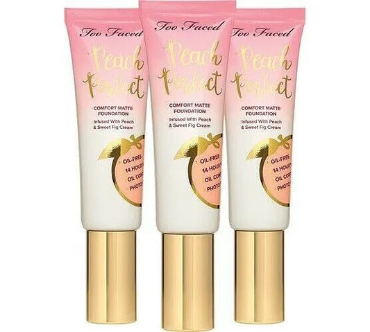 Too faced  peach perfect  comfort matte foundation