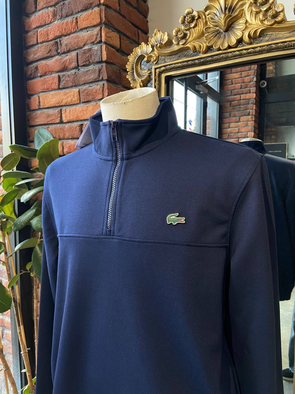 Lacoste men’s zipper sweater size large
