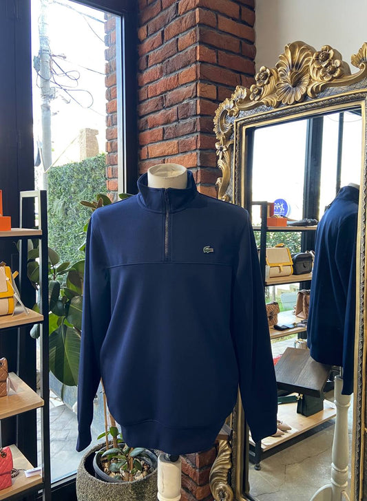 Lacoste men’s zipper sweater size large