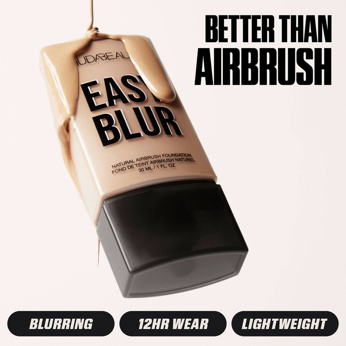 Huda Beauty Easy Blur Natural Airbrush Foundation (30 mL / 1 fl. oz)
