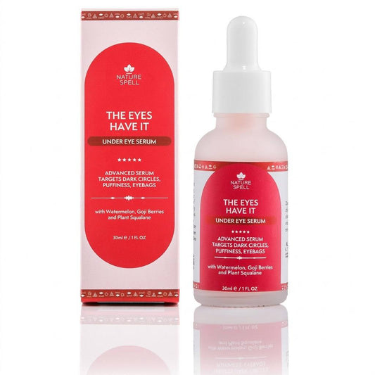 Nature Spell Advanced Under Eye Serum with Watermelon and Goji Berries 30ml - Dark Circles