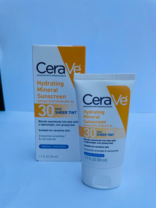 Cerave hydrating mineral sunscreen